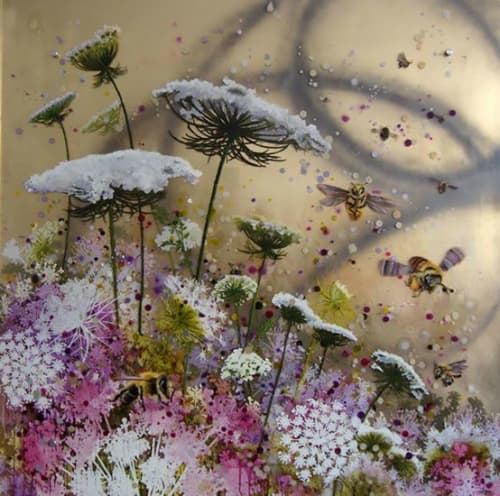 Pollination Series | Paintings by Cara Enteles Studio