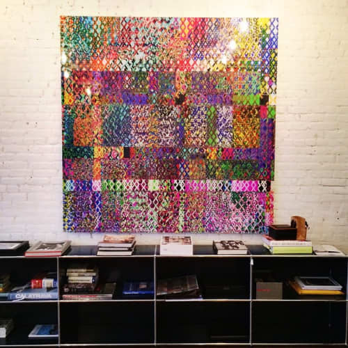 Text 0985 | Prints by Irene Mamiye | Tribeca in New York. Item composed of paper