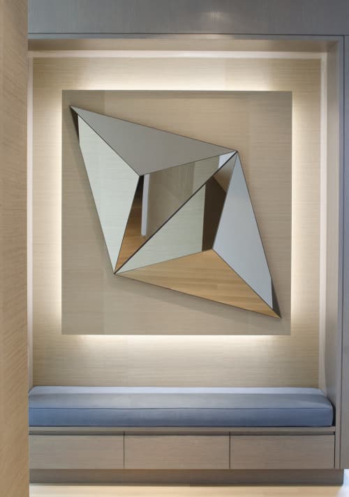 Volume Mirrors | Decorative Objects by Robert Sukrachand | New York , NY Private Residence in New York