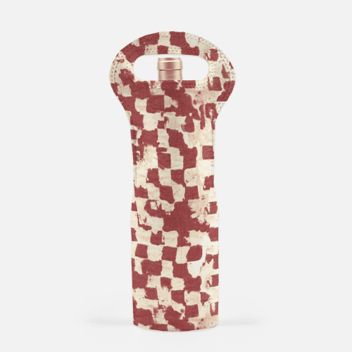 Patterned Fabric Wine Totes | Holder in Tableware by Philomela Textiles & Wallpaper. Item made of fabric