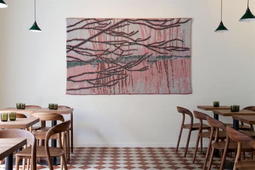 Cadence | Tapestry in Wall Hangings by Outi Martikainen | Ravintola Nolla in Helsinki