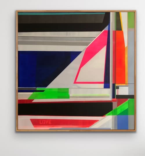 "Love is Love" | Oil And Acrylic Painting in Paintings by Shilo Ratner. Item composed of synthetic