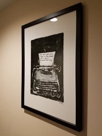 Typewriter | Paintings by Samuel Messer | Archer Hotel New York in New York