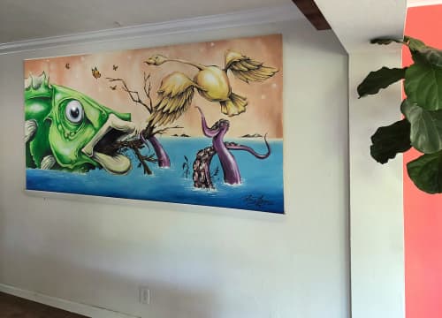 Fish Painting | Paintings by Patrick Maxcy | Island Water Sports in Deerfield Beach