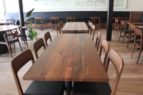 Teak Table Tops | Tables by TRUE Handcrafted | Mister Jiu's in San Francisco