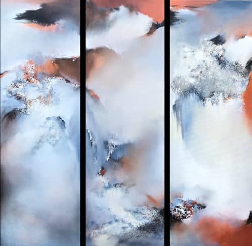 Secrets in the Mist | Oil And Acrylic Painting in Paintings by Melanie Warsinske Art. Item made of canvas & synthetic