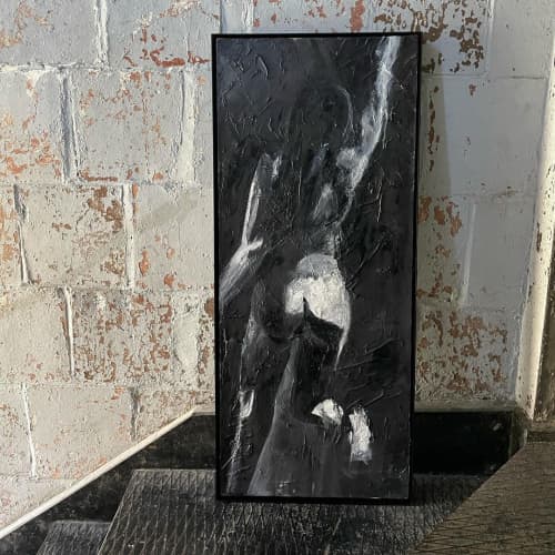 Acrylic Painting | Oil And Acrylic Painting in Paintings by Brittney Ciccone. Item made of canvas & synthetic