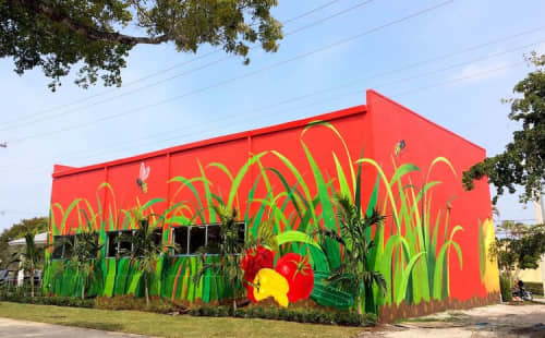 Exterior Mural 3 | Street Murals by Rye Quartz | Delray Beach, FL in Delray Beach