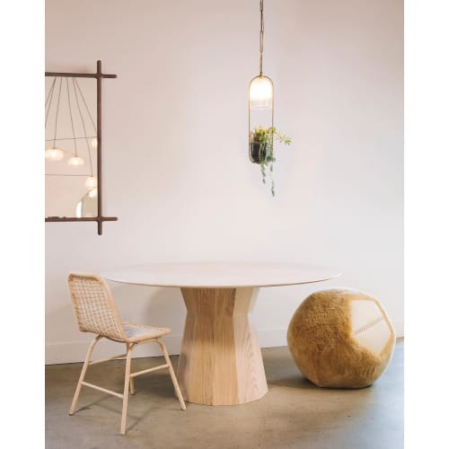 Ottoman X | Benches & Ottomans by Moses Nadel | Stahl and Band in Los Angeles. Item composed of leather