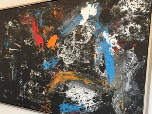 Abstract Painting | Oil And Acrylic Painting in Paintings by Andrew Cotton Art 100% COTTON. Item composed of canvas