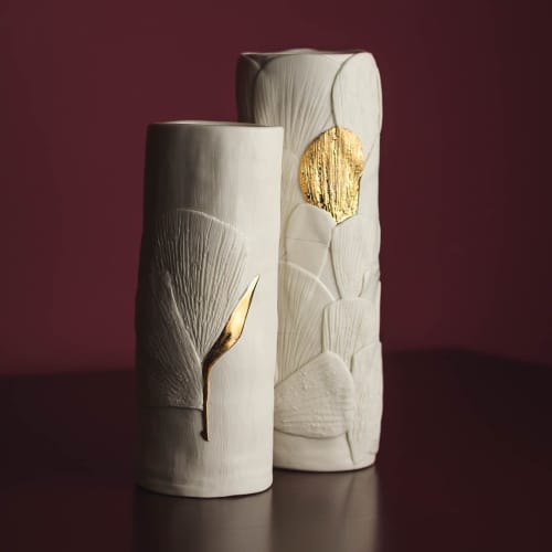 Vida Vases, three sizes | Vases & Vessels by Boya Porcelain. Item composed of ceramic