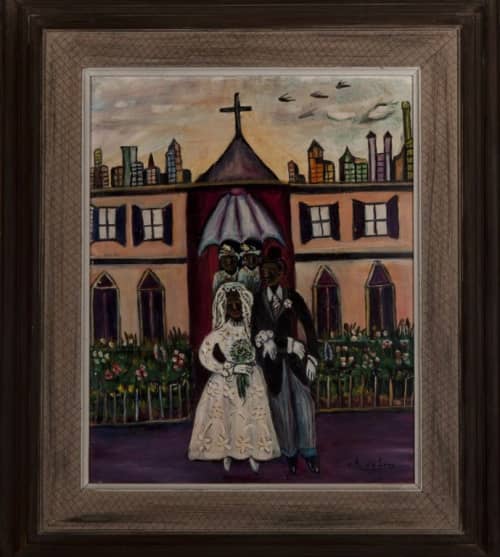 The Wedding | Paintings by Amanda De Leon | Mills College Art Museum in Oakland