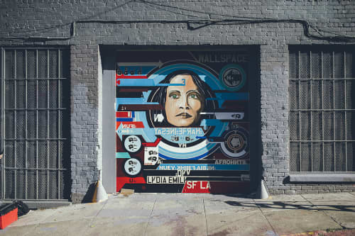 Wallspace Mural | Street Murals by D Young V | Polk St, San Francisco in San Francisco. Item composed of synthetic