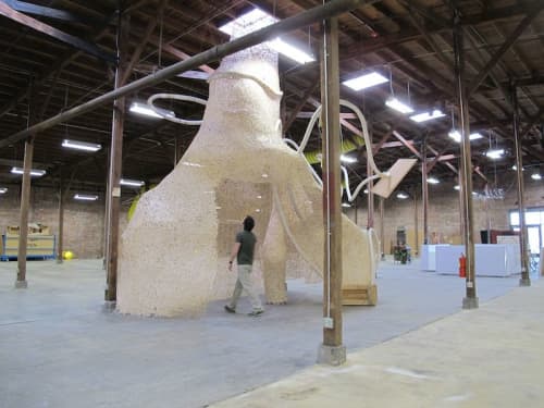 Out of the Box | Sculptures by Jonathan Brilliant | Lake City in Lake City. Item made of wood