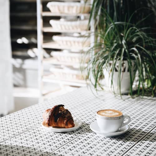 Small Riveted Plate by CONVIVIAL at Messenger Coffee Co. + Ibis Bakery