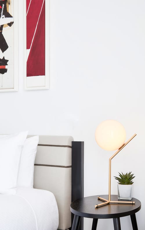IC Lights T Modern Table Lamp | Lighting by Michael Anastassiades | The William Vale in Brooklyn