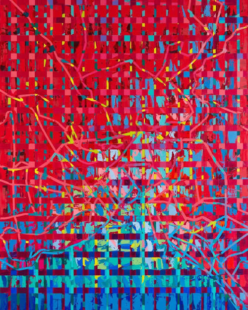 Contemporary Painting | Oil And Acrylic Painting in Paintings by Seçil Art Studio London. Item composed of canvas
