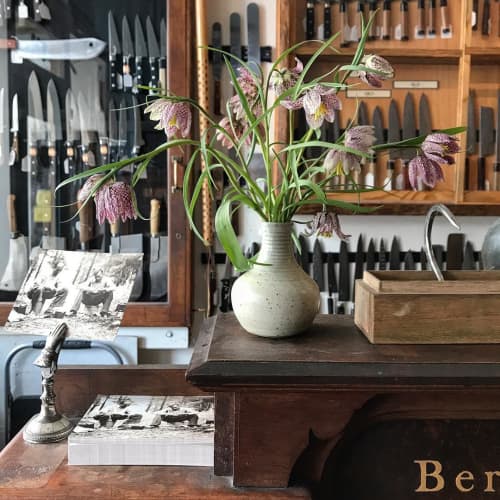 Flowers at Bernal Cutlery by Wallflower Design at Bernal Cutlery, San