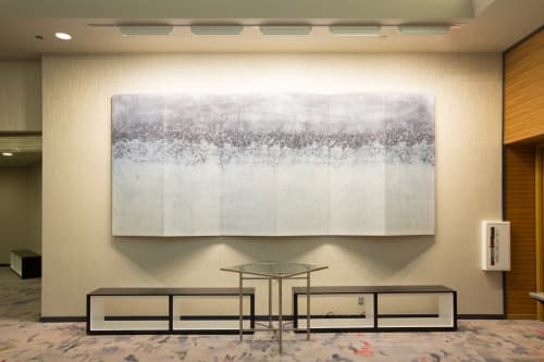 Industrial Hued Folding Screen | Art & Wall Decor by Michael Jiroch | Loews Minneapolis Hotel in Minneapolis