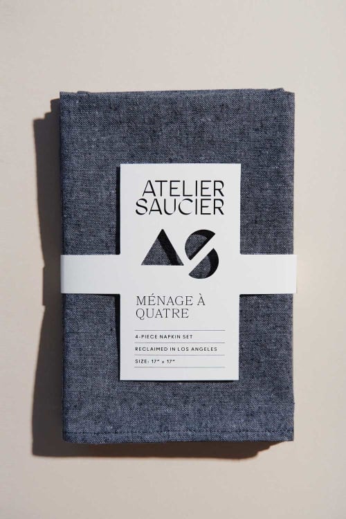Table Napkins | Linens & Bedding by ATELIER SAUCIER. Item made of fabric