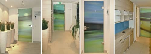 Rica Belna - Moved Landscapes @ Spa | Mixed Media by Rica Belna | Steigenberger Conti Hansa in Kiel. Item composed of synthetic