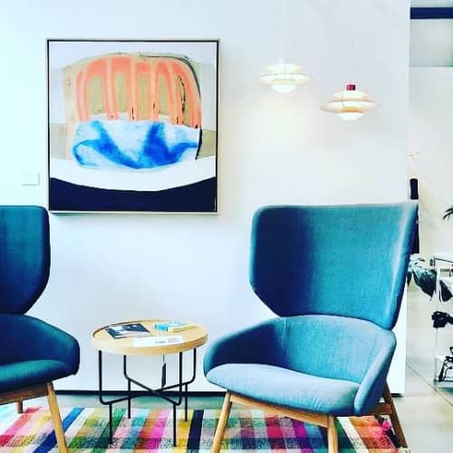 When Is The Mothership Arriving? | Mixed Media by Cat Huss. Item made of wood with paper