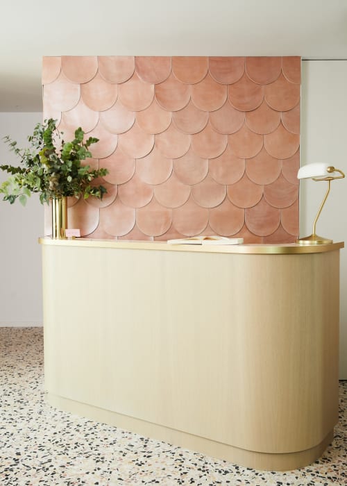 Mixed Chip Terrazzo Floor Tile by concrete collaborative at This is
