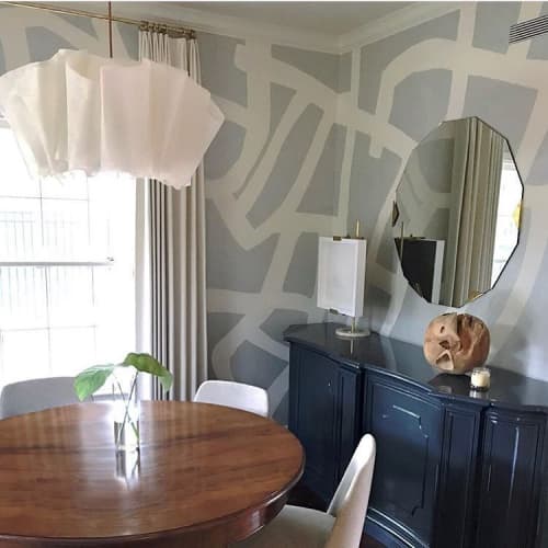 Tangled Hand Painted Wallcovering By Porter Teleo Wescover Wallpaper
