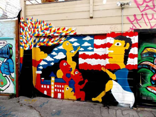 Lecture | Street Murals by Darry Perier | Lilac Street, Mission District, San Fransisco in San Francisco