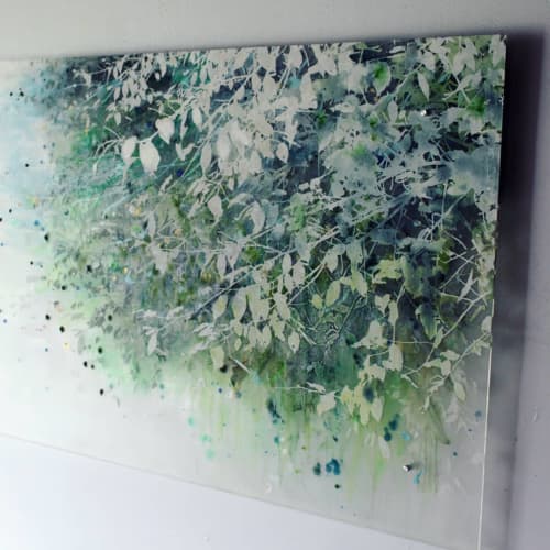 Let's Get Lost | Oil And Acrylic Painting in Paintings by Cara Enteles Studio. Item composed of canvas and synthetic