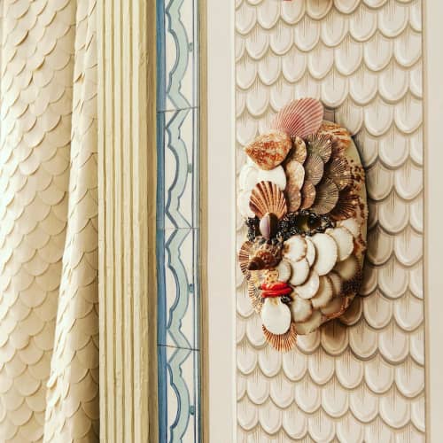 Shell Mask | Wall Sculpture in Wall Hangings by Christa Wilm | Christa's South Seashells in West Palm Beach