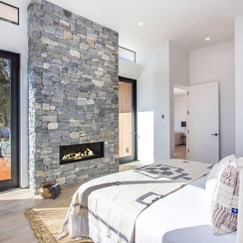 Waraniéné Bedspread by Five Six Textiles at Private Residence, Los Angeles, CA, Los Angeles