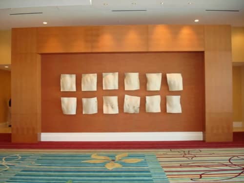 Wall Sculpture | Wall Hangings by Christian Burchard | Hilton Orlando in Orlando. Item made of wood
