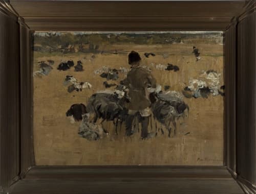 Goat Herd | Paintings by Mikhail Filippovich Ivanov | Mills College Art Museum in Oakland