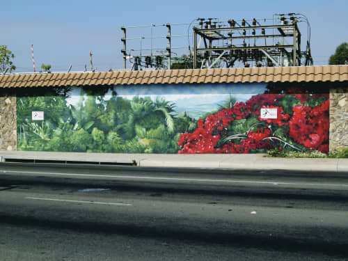 Vista View North | Street Murals by Lori Escalera. Item made of synthetic