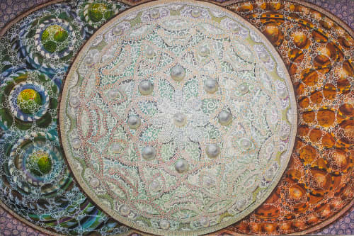 Many Mansions | Oil And Acrylic Painting in Paintings by Amy Cheng | New Paltz, NY in New Paltz. Item made of canvas & synthetic