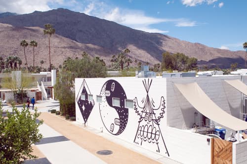 Wall Graffiti | Murals by Steven Harrington | Ace Hotel & Swim Club in Palm Springs