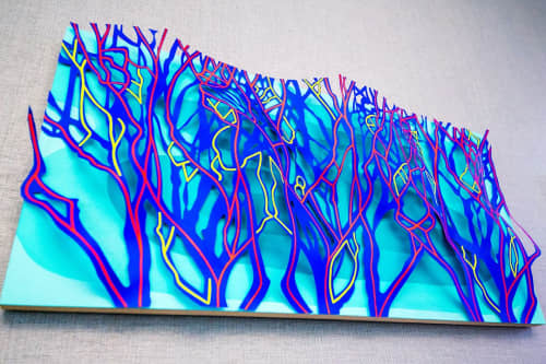 Was That a Labyrinth | Oil And Acrylic Painting in Paintings by Cary Reeder | Kirksey in Houston. Item composed of synthetic