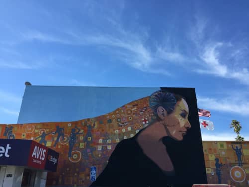 Guardian Mural | Murals by Francisco Letelier | American Red Cross in Santa Monica