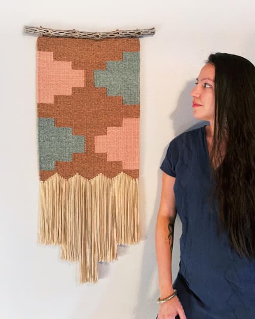 Woven Home Decor | Macrame Wall Hanging in Wall Hangings by Estudio Zanny. Item composed of fabric and fiber