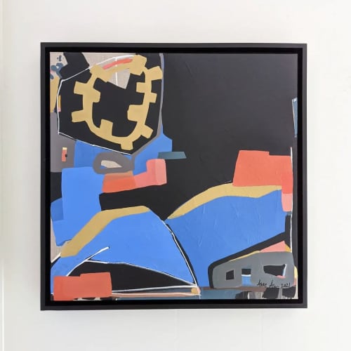 In The Blue Hills | Oil And Acrylic Painting in Paintings by Anne Abueva Studio