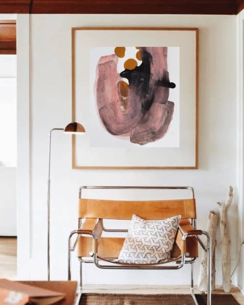 Penny Lane | Oil And Acrylic Painting in Paintings by maja dlugolecki. Item made of paper