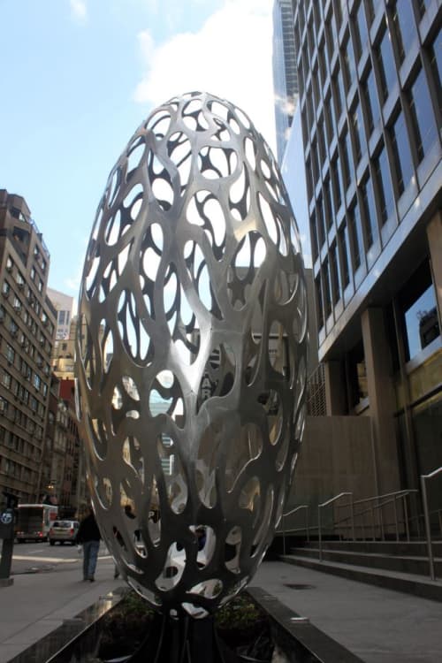 SEED54 | Public Sculptures by Haresh Lalvani. Item composed of steel