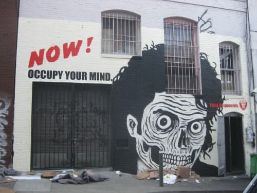 Zombie Michael | Street Murals by Ezra Li Eismont | Hemlock Alley, San Francisco in San Francisco