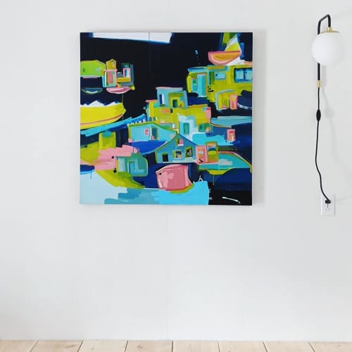 Old Village | Paintings by Anne Abueva Studio