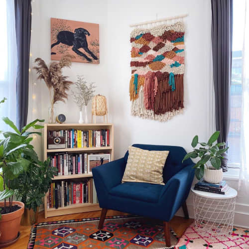 Woven Wall Art | Macrame Wall Hanging in Wall Hangings by Nova Mercury Design. Item composed of cotton & fiber