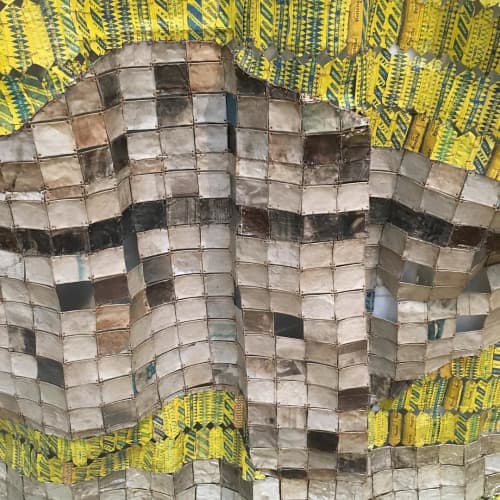 El Anatsui Antique Collection | Wall Hangings by Steve Wiman | North Carolina Museum of Art in Raleigh