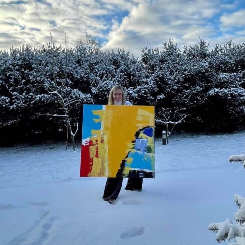 Contemporary Painting | Oil And Acrylic Painting in Paintings by Hugo Auler Jr. Art. Item composed of canvas