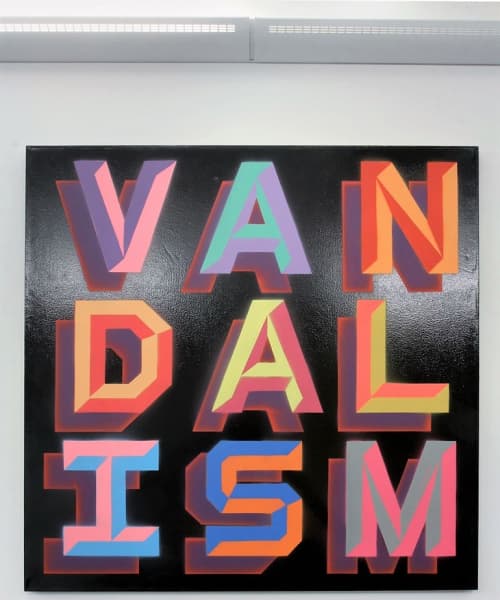 VANDALISM | Murals by Ben Eine | Sandow in New York
