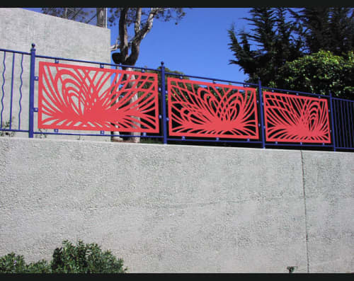 Solar Sight | Sculptures by Deborah Kennedy | Sunnyside Playground in San Francisco. Item composed of steel